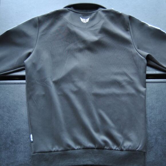 Size Up Black and White Full Zip Up Track Jacket Small - Picture 7 of 9